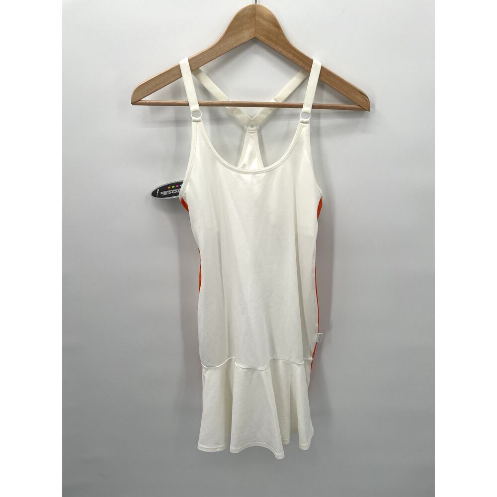 Shock Absorber NWT White & Orange Pickleball Tennis Active Dress // M